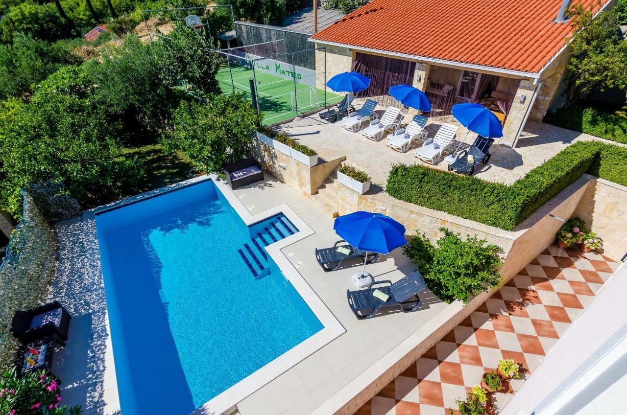 Villa Mateo With Private Pool Gruda Eksteriør billede