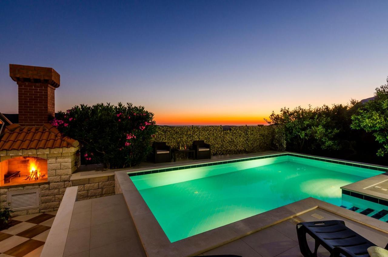 Villa Mateo With Private Pool Gruda Eksteriør billede