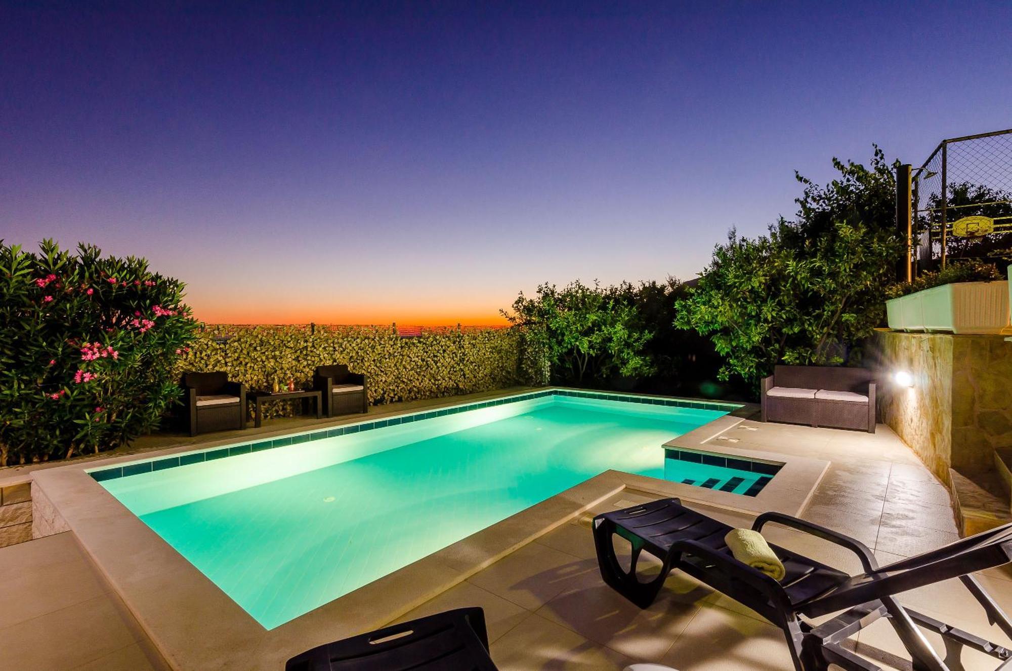 Villa Mateo With Private Pool Gruda Eksteriør billede